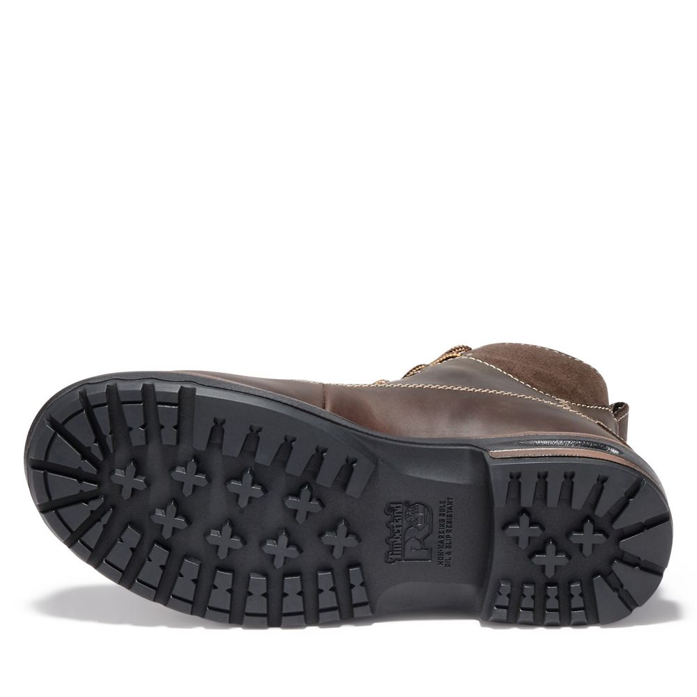 Botas de Trabajo Timberland Mujer Pro® Hightower 6” Alloy Toe Marrones Oscuro - Chile UBX-398764